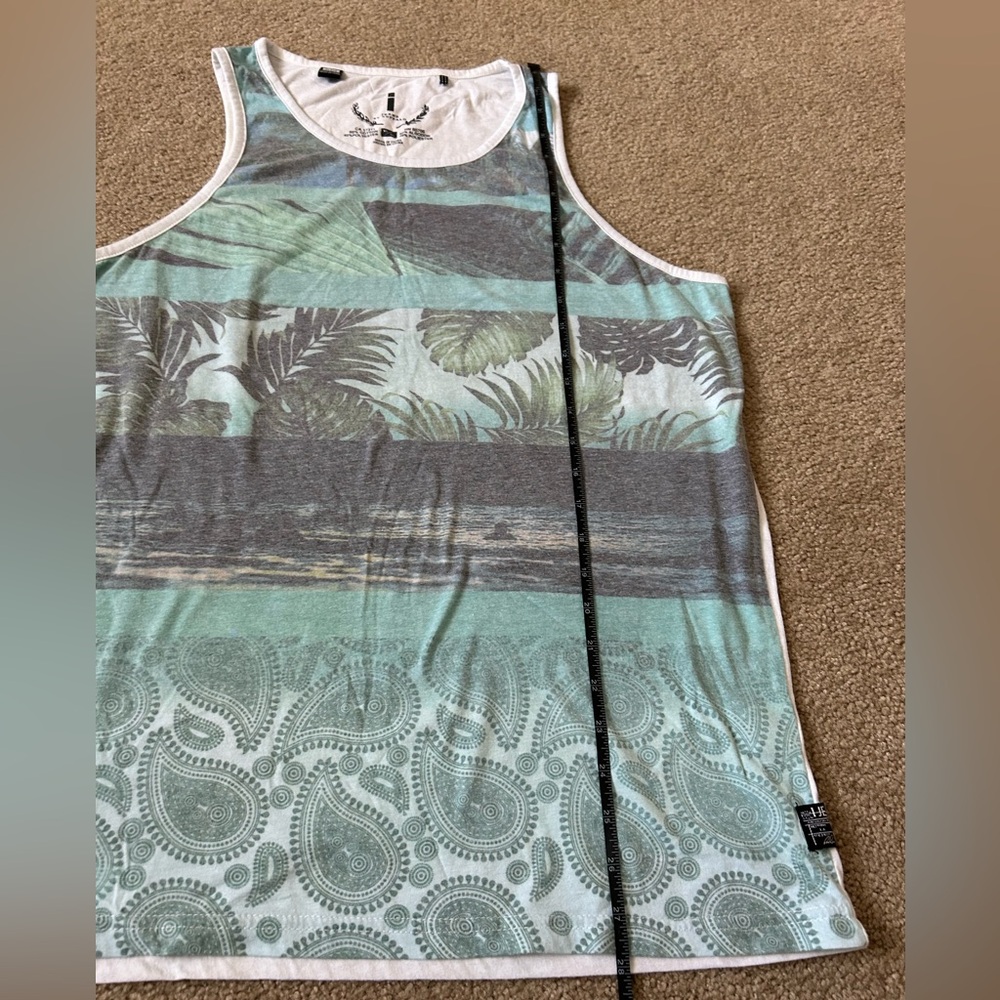 Lot of 2 Tropical Tank Tops, Ocean Curren🌴🌴 🌿🌿& I Jeans - Picture 11 of 16